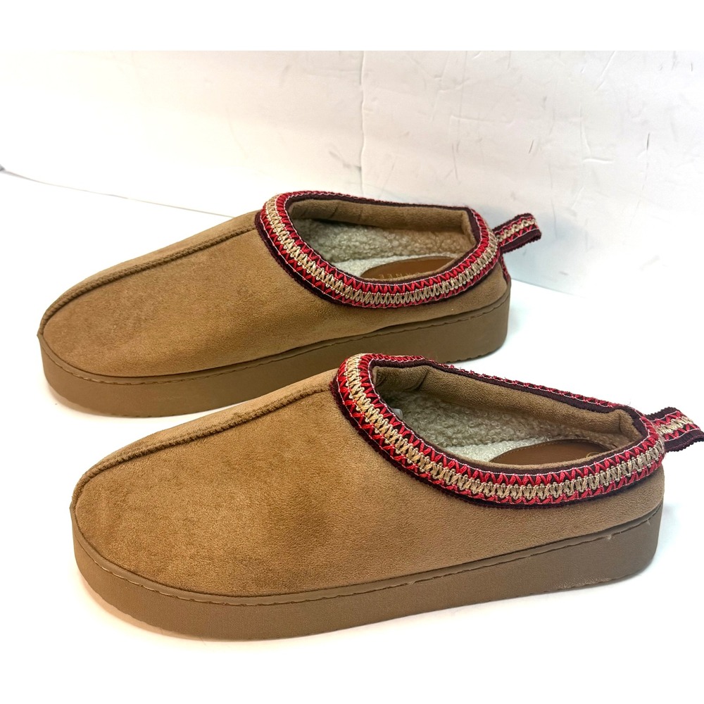 Journee Collection Women's Connway Slip-On Clog Slippers Tan Size9-10 NWOT - Picture 3 of 10